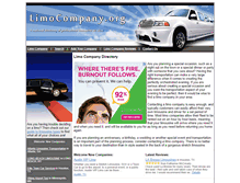 Tablet Screenshot of limocompany.org
